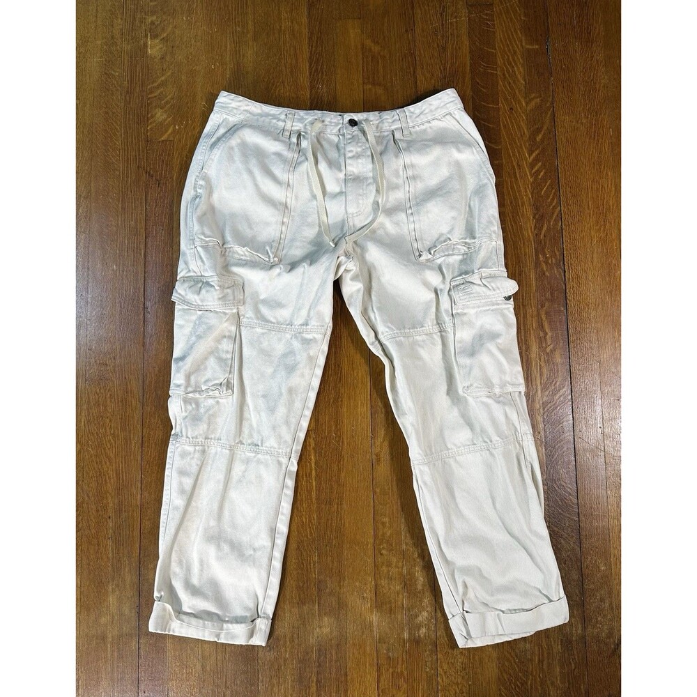 Woolrich Elite Series Pants Mens Large Khaki Tactical Cargo Cotton